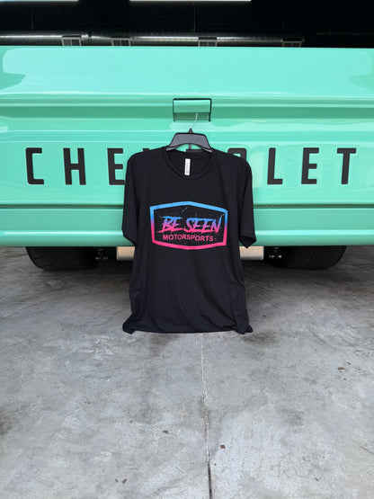 Miami Vice Be Seen Motorsports Logo Shirt