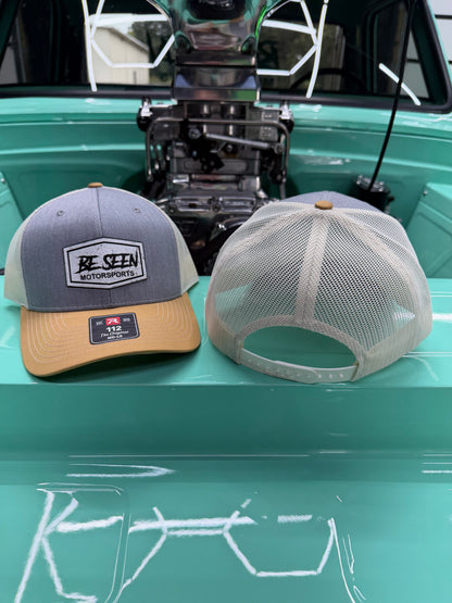 Be Seen Motorsports Logo Hat Curved Bill (SnapBack)