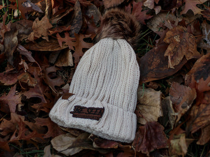 Woman's Be Seen Motorsports Beanie (Tan)